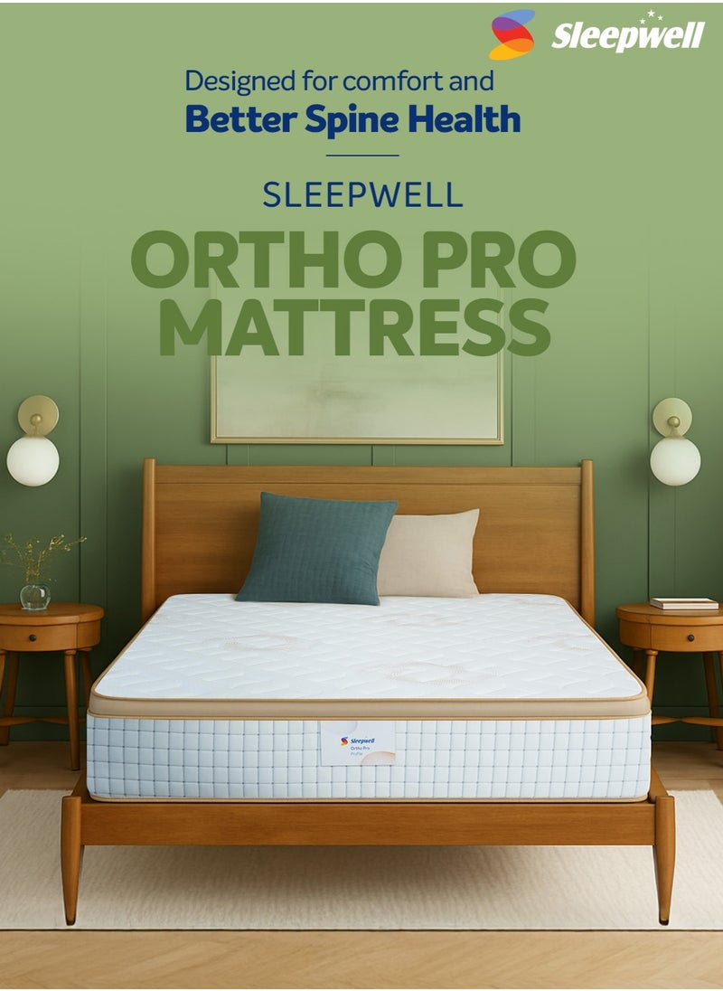 Sleepwell - Sleepwell Ortho Pro Profiled Foam | 10 Night Trial | Impressions Memory Foam Mattress With Airvent Cool Gel Technology | Double Bed Size (200L x 120W x 20H cm) - Image 1