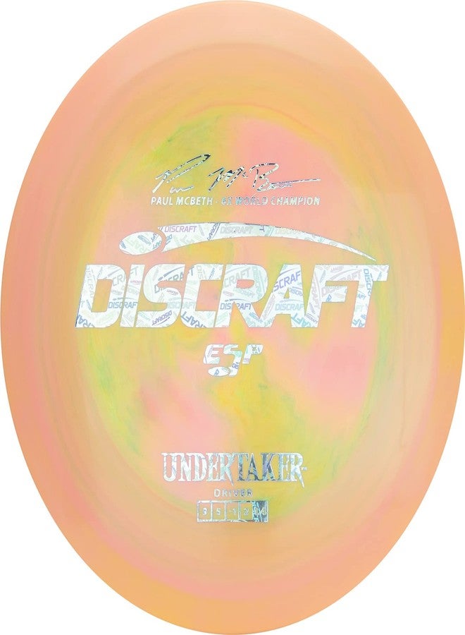 Discraft ESP Undertaker Paul McBeth 6X Signature Series 170-172 Gram Distance Driver Golf Disc - Image 1