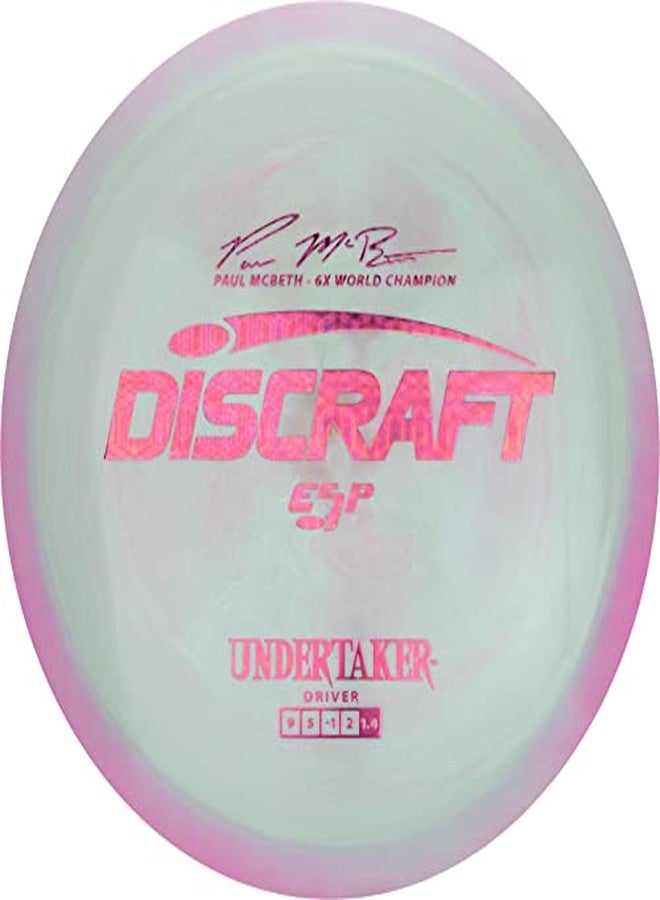 Discraft ESP Undertaker Paul McBeth 6X Signature Series 170-172 Gram Distance Driver Golf Disc - Image 2