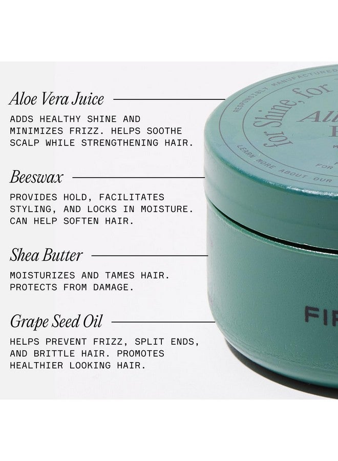 Firsthand Supply All-Purpose Hair Pomade - Clean & Non-toxic Hair Care Ingredients - Gives a Low Shine, Shape and Firm Hold To Your Hair - 3oz (88ml) - Image 4