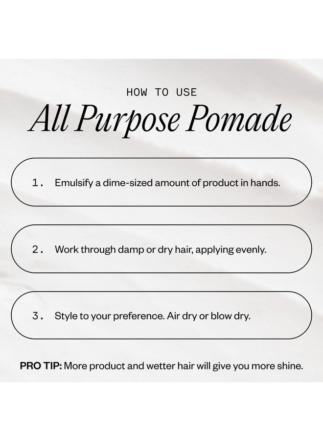 Firsthand Supply All-Purpose Hair Pomade - Clean & Non-toxic Hair Care Ingredients - Gives a Low Shine, Shape and Firm Hold To Your Hair - 3oz (88ml) - Image 2