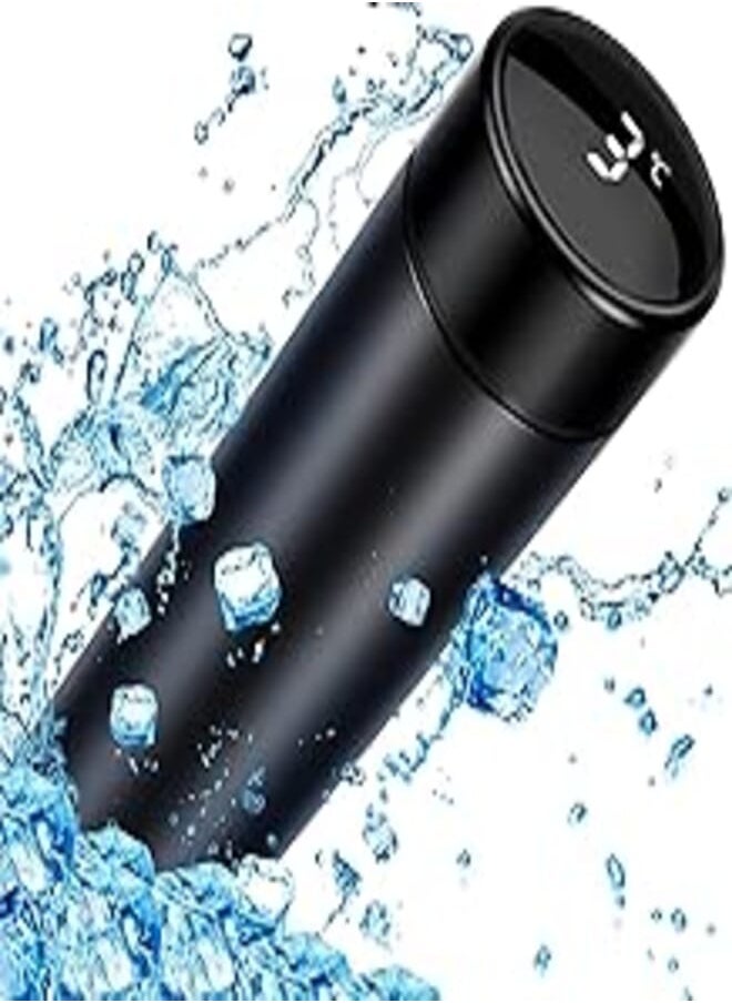YOMYM - YOMYM thermos mug smart temperature water cup 304 stainless steel creative temperature measuring cup business gift water bottle - Image 1