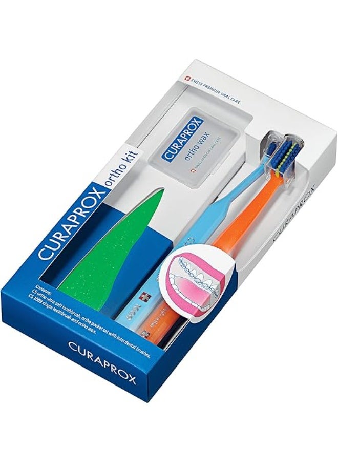 Curaprox Orthodontic Care Set – Complete Braces Cleaning Kit - Image 1
