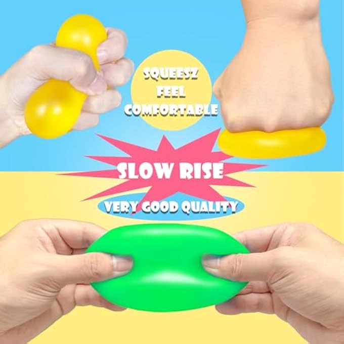 JANESVISSY Fidget Squishy Toys Glow in The Dark,Stress Cube Toys,Nice Slow Rise Squeeze Toy,Ice Cube Toys,Sensory Autism & ADHD Toys,Cool Stuff,Stocking Stuffers for Kids and Adults 2Pcs (Green+Yellow) - Image 3