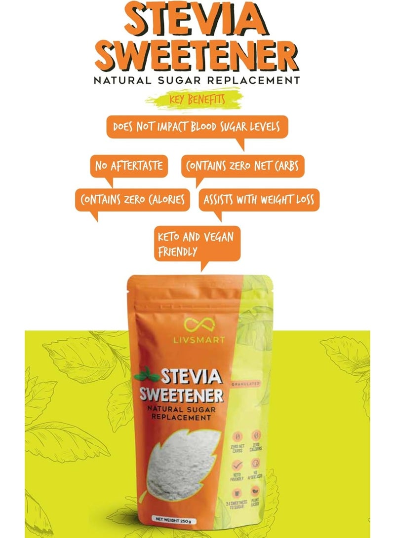 ليف سمارت مُحلي ستيفيا 250 جرام - Image 3