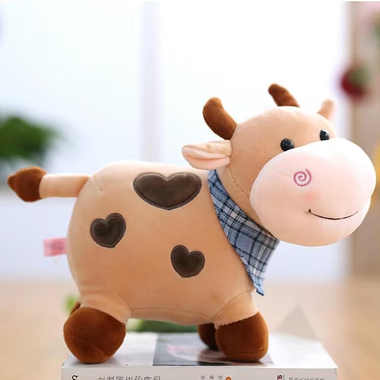 Softdreams Soft Plush Toy for Kids – Cute Stuffed Animal Soft Toy – Soft Cuddly Toy for Baby Boys & Girls, Return Gift & Room Décor -Cow 25cm - Image 2