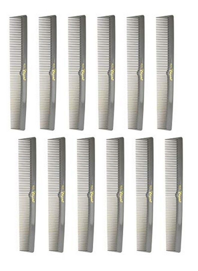 Krest 7 Inch Hair Cutting Combs. Barber’S & Hairstylist Combs. Gray. 1 Dz. - Image 3