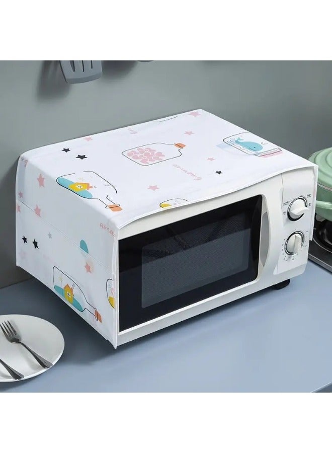1pc Pocket Design Microwave Cover, Waterproof, Dustproof and Stainproof 85*35cm - Image 4