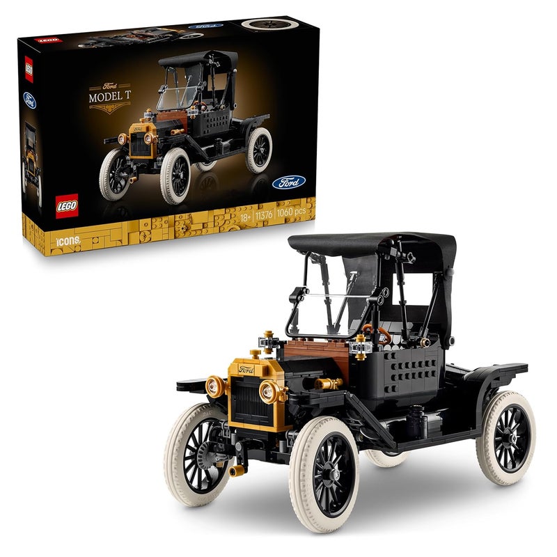 LEGO® Icons Ford Model T - Vintage Car Decor - Model Car Kit for Adults - 11376 - Image 1