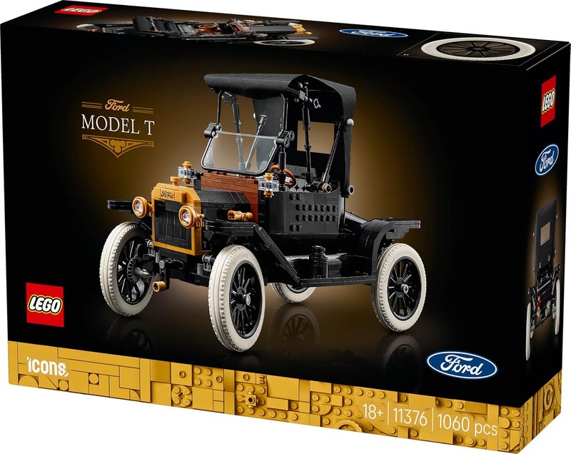LEGO® Icons Ford Model T - Vintage Car Decor - Model Car Kit for Adults - 11376 - Image 4