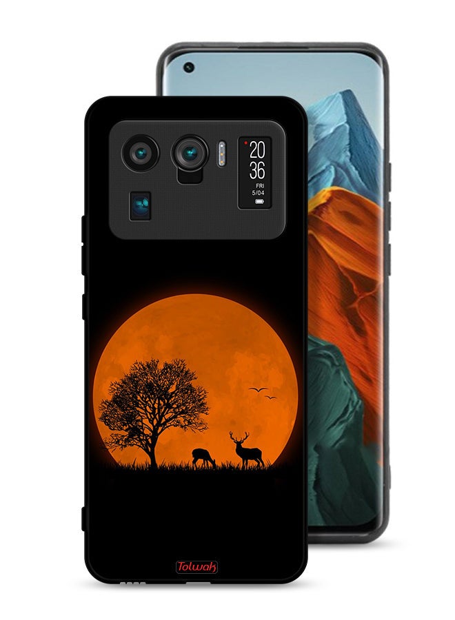 Tolwak Xiaomi Mi 11 Ultra Protective Case Cover Evening Moon Art - Image 1