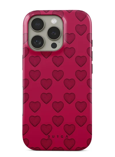 BURGA iPhone 16 Pro Case, 2 Piece Hard Shell + TPU Interior, Shock Absorption, All Port Accessible, Raised Bezel For Screen & Camera Protection, Never Fading HQ Print,Single Not Sorry