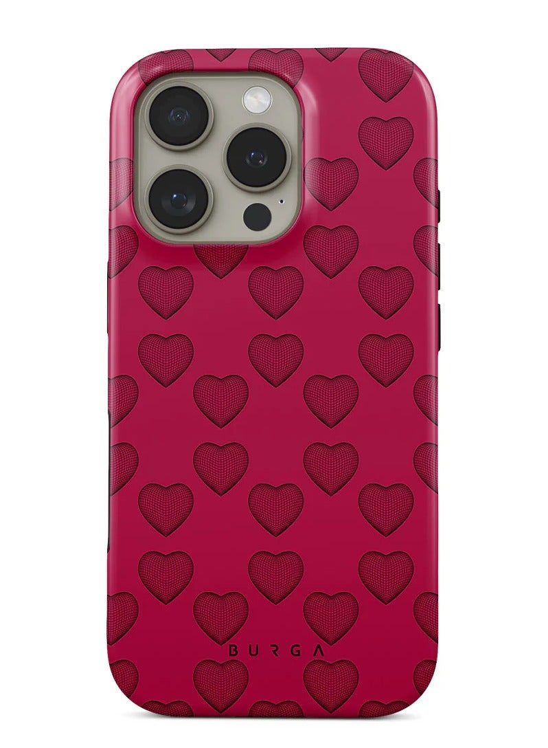 BURGA iPhone 16 Pro Case, 2 Piece Hard Shell + TPU Interior, Shock Absorption, All Port Accessible, Raised Bezel For Screen & Camera Protection, Never Fading HQ Print,Single Not Sorry - Image 1