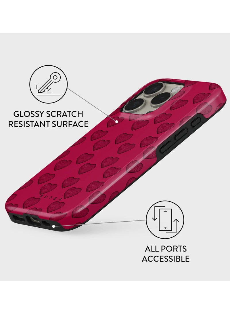BURGA iPhone 16 Pro Case, 2 Piece Hard Shell + TPU Interior, Shock Absorption, All Port Accessible, Raised Bezel For Screen & Camera Protection, Never Fading HQ Print,Single Not Sorry - Image 3