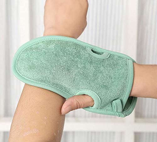 SYBL 3PCS Bathing Mittens Shower Soft Skin Care Face Body Wash Massage Spa Mitt for Adult and Kids(Color Random) - Image 2