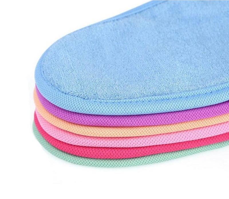 SYBL 3PCS Bathing Mittens Shower Soft Skin Care Face Body Wash Massage Spa Mitt for Adult and Kids(Color Random) - Image 5
