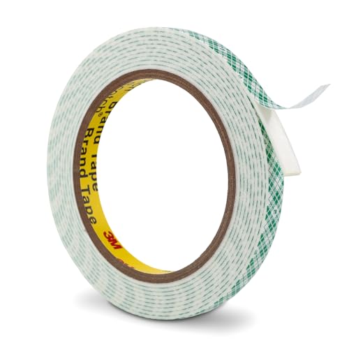 Bulina 3M Double Sided Foam Tape 0.39" x 10Ft Peel and Stick Foam Tape Mounting Tape Double Coated Urethane Strong Adhesion Polyurethane Tape for Crafts Interior DIY Card Indoor Outdoor, White - Image 1