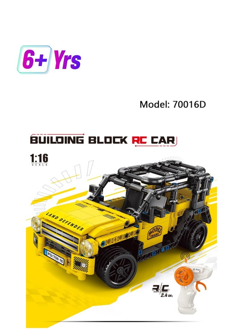 70016D Remote control car model Building Toy Set (446 Pieces) 6+ Years  - Image 1