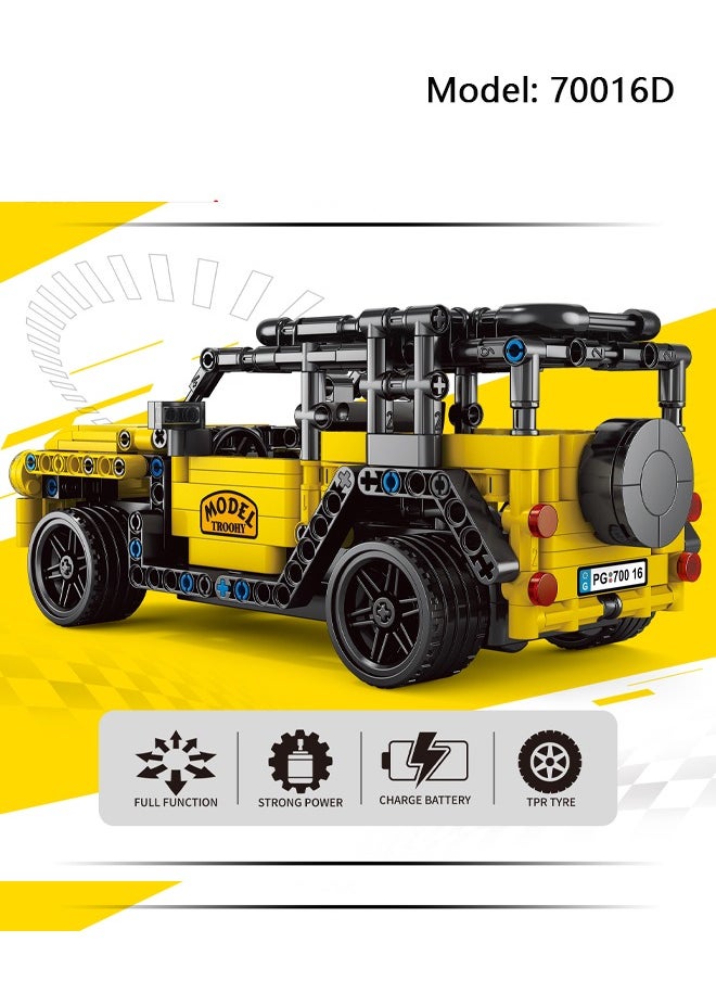 70016D Remote control car model Building Toy Set (446 Pieces) 6+ Years  - Image 2