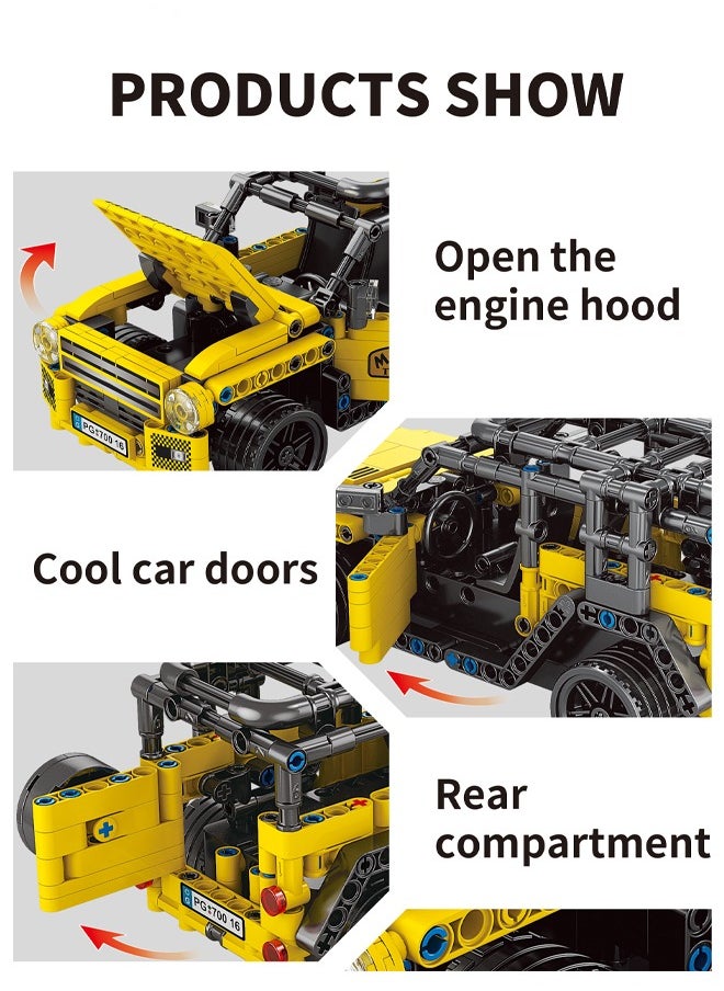 70016D Remote control car model Building Toy Set (446 Pieces) 6+ Years  - Image 5