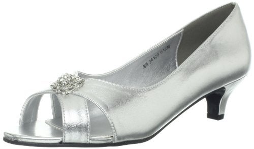 Touch Ups Women's Dot Pump,Silver Metallic,5 M US - Image 4