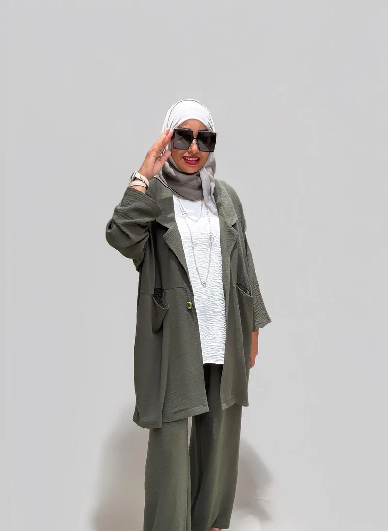 بوند 3 PC  Suit - Top, Shirt and Pants