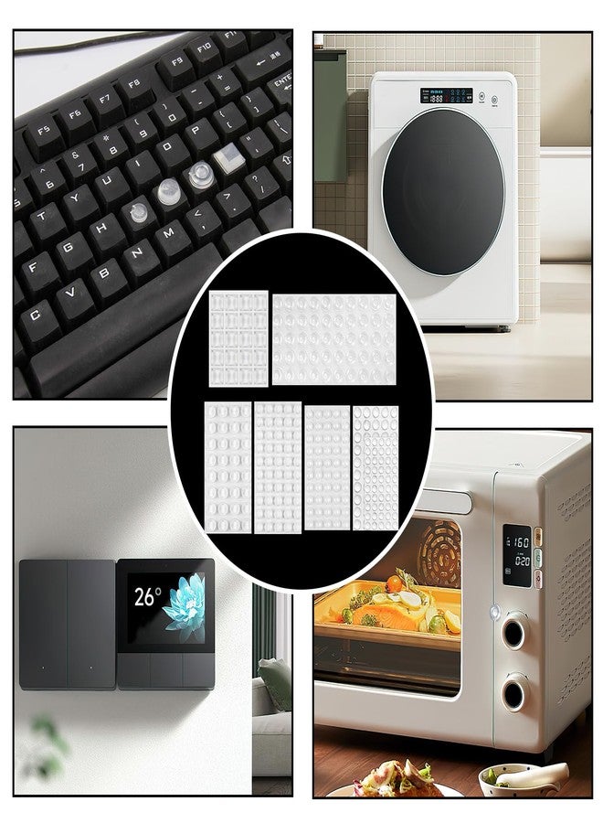 TNJPSEK 302 Pcs Raised Dots for Visually Impaired, Silicone Bump Tactile Stickers Low Vision Aids Multiple Sizes Shapes Raised Tactile Adhesive Dots for Blind Elderly Products - Image 3