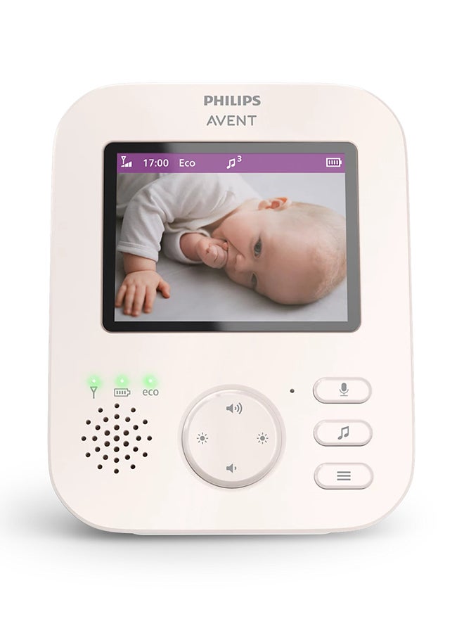 Philips Avent VIDEO Baby MONITOR, CORAL CREAM BEIGE | No.1 Brand Recommended by Moms Worldwide - Image 4