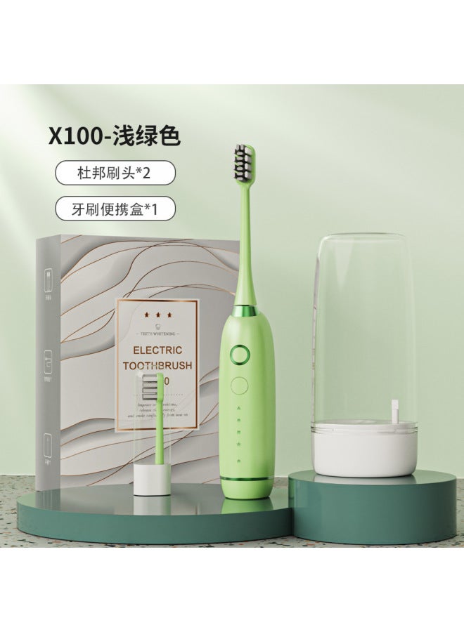 12-speed Portable Mouthwash Cup, Sonic Electric Toothbrush With Dupont Soft Extended Brush Head, Rechargeable With Long Battery Life