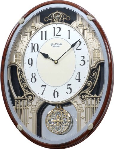 Rhythm Clocks Rhythm Clocks Chateau Musical Motion Clock 