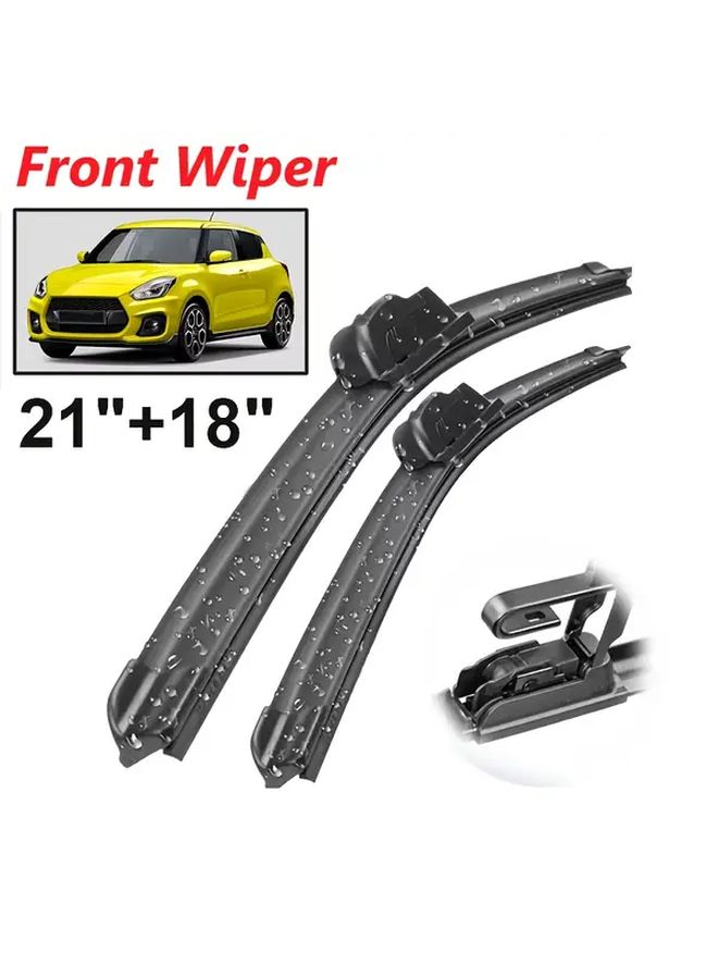 Suzuki Swift Windshield Wiper Set Front and Rear 3PCS Kit for Hatchback MK2 2005 2017 - Image 5