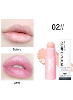 ibcccndc Plump Lip Balm, Hydrating Colored Lip Balm, Moisturizing Lipstick For Women, Color Lip Plumper Balm, Lip Brightening For Dark Lips, Lip Tinted Moisturizer, Reduce Lip Wrinkles, Non-Sticky Formula  - Image 2