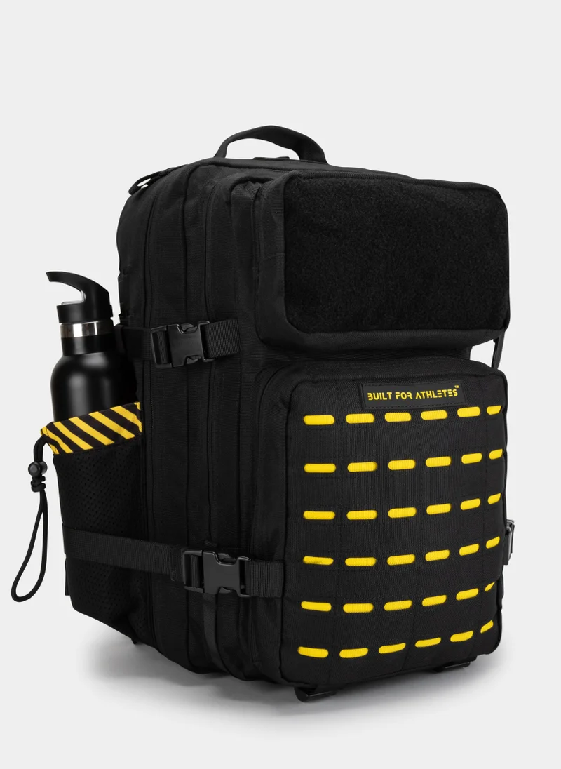 مصمم للرياضيين LARGE GYM BACKPACK BUILT FOR ATHLETES BLACK & YELLOW