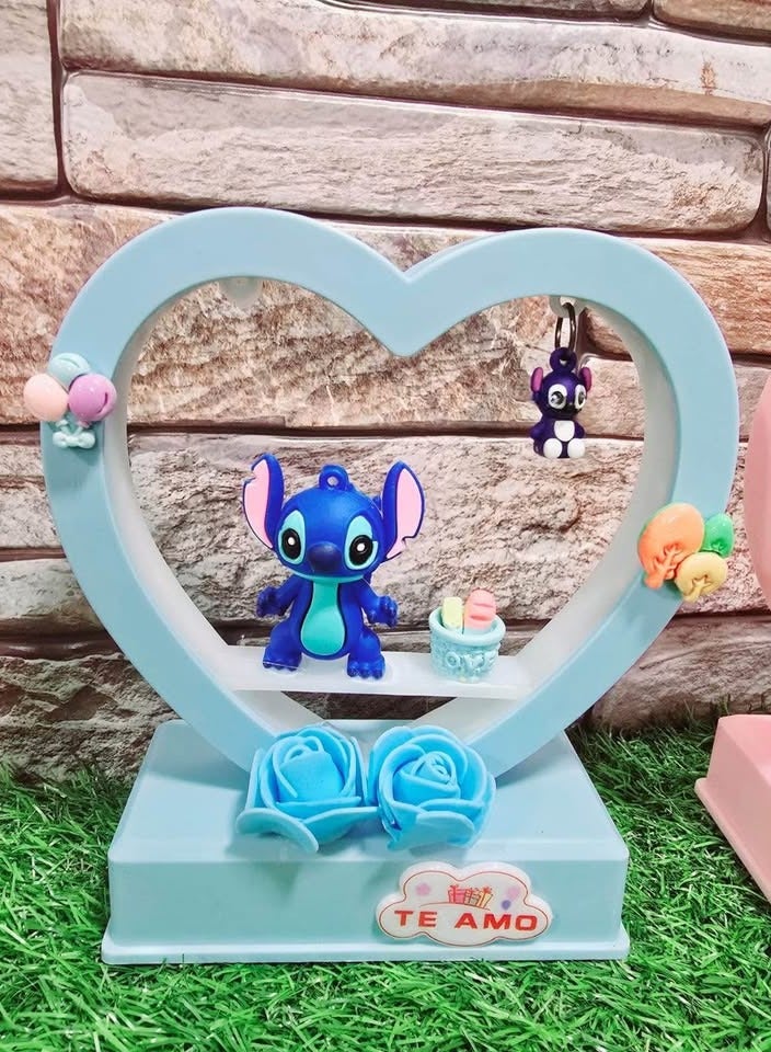 مصباح على شكل قلب، هدية رومانسية - إضاءة + موسيقى (أزرق) ديكور غرفة المعيشة