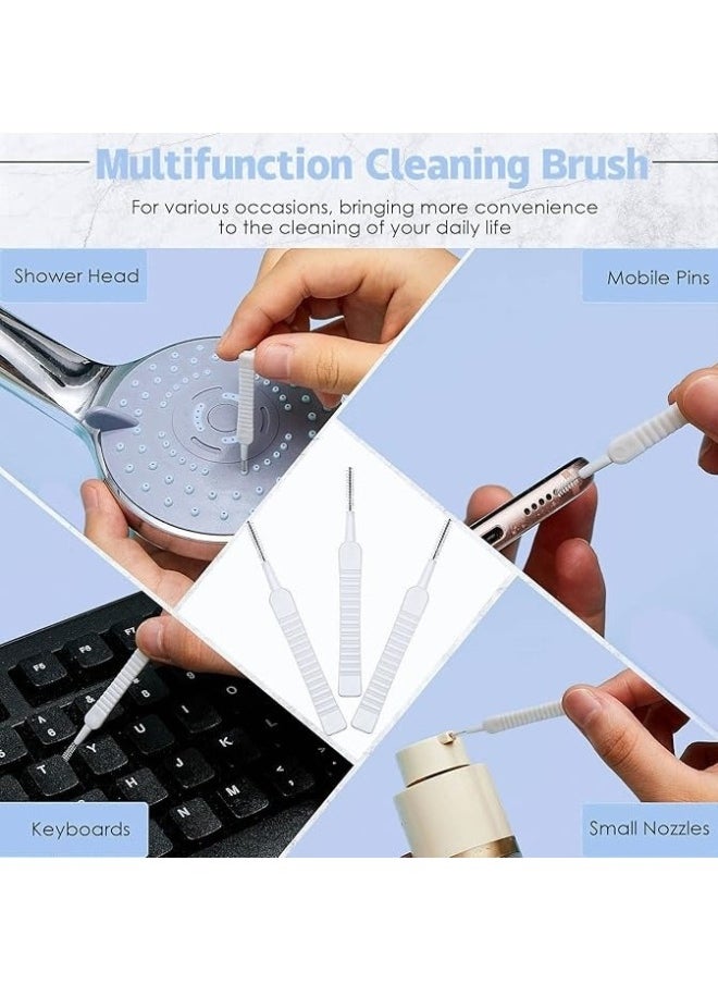 FALMER Set of 20 multifunctional cleaning brushes for cleaning small holes with nylon bristles, cleaning brush for shower heads, charging ports, earphones, computer keys.  - Image 3