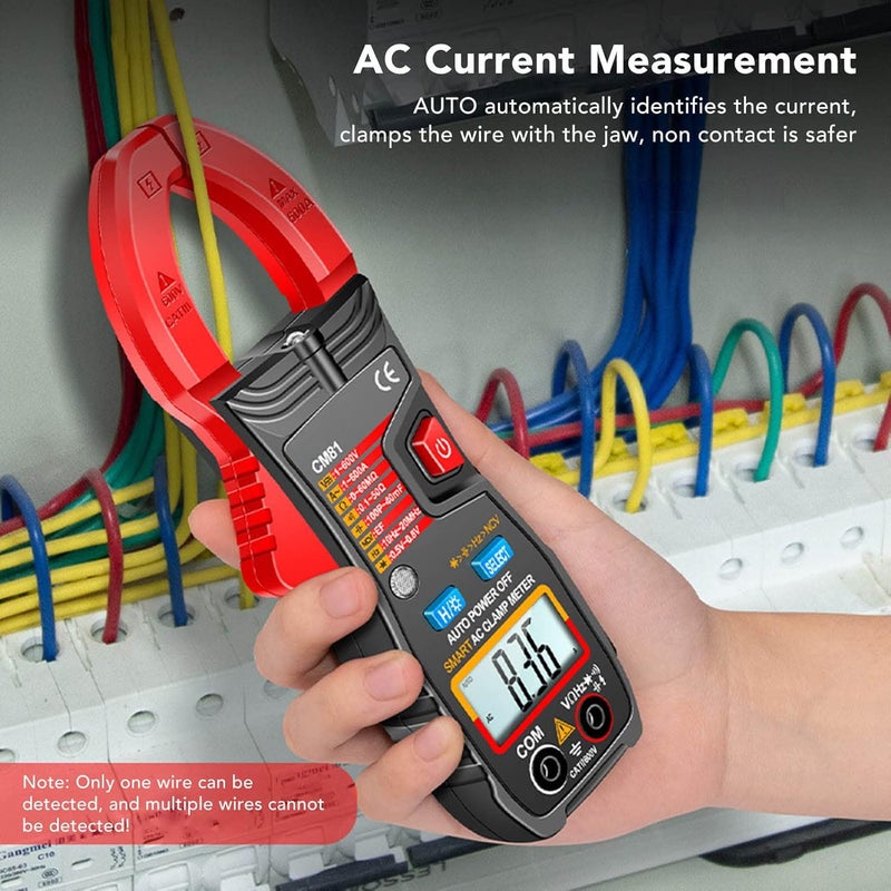 Digital Clamp Meter Multimeter Auto Ranging AC DC Ammeter ABS for Railway Maintenance - Image 3