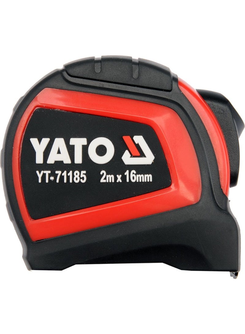 YATO Measuring Tape 2Mx16mm Double Blister Card YT-71185