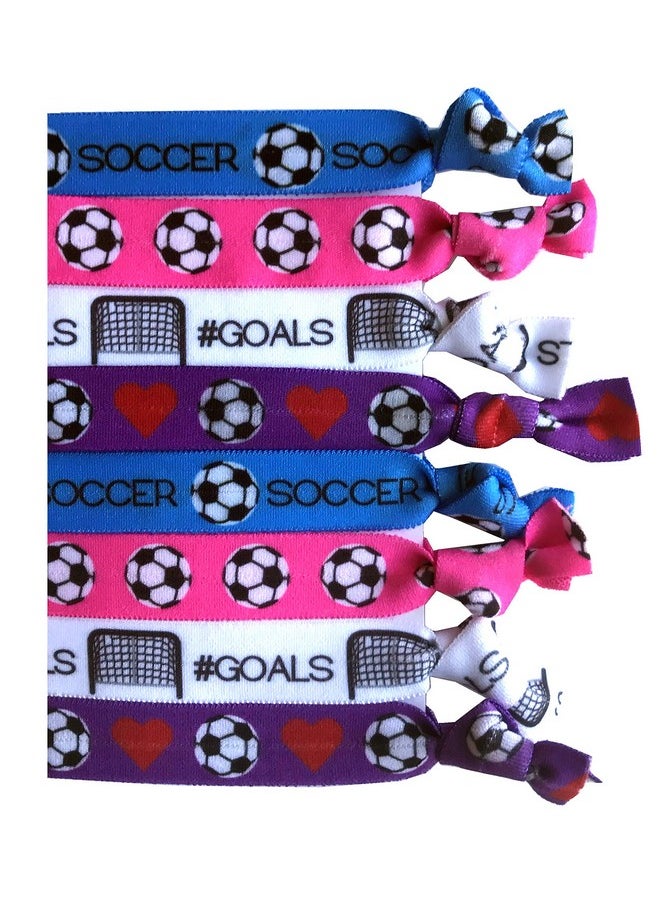 Sportigift Soccer Accessory Set - Hair Ties, Bracelets, and Balls for Girls, Boys, Women, Teams, and Coaches  - Image 1