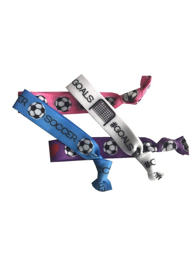 Sportigift Soccer Accessory Set - Hair Ties, Bracelets, and Balls for Girls, Boys, Women, Teams, and Coaches  - Image 2