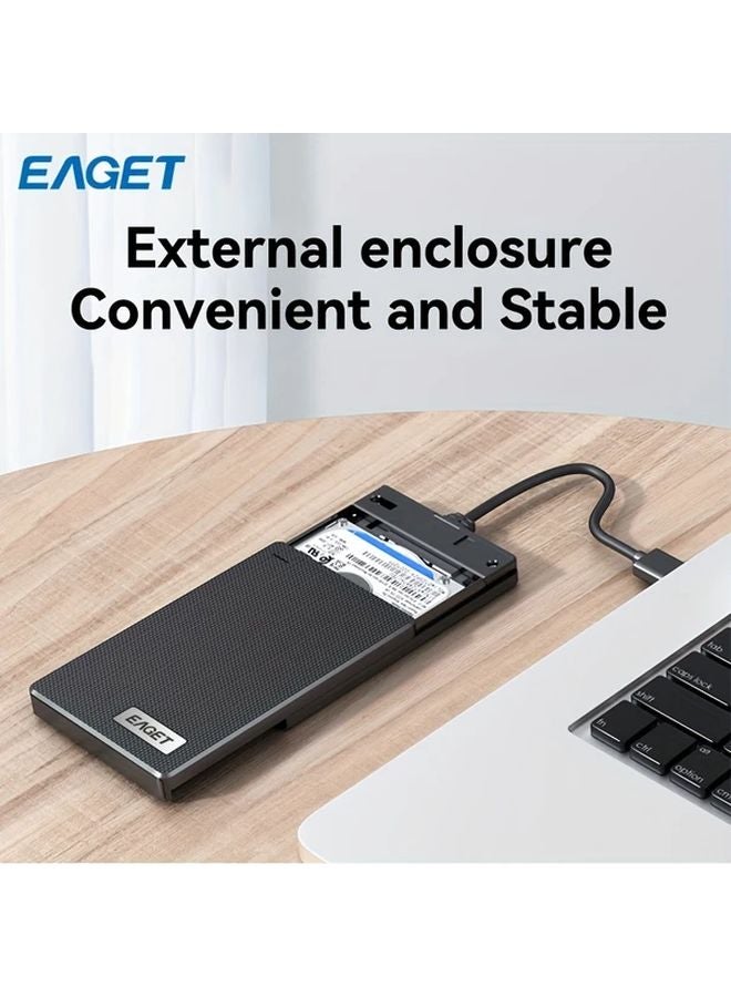 Eaget CE10 علبة محرك الأقراص الثابتة من USB 3.0 إلى SATA III مقاس 2.5 بوصة تدعم حتى 6 تيرابايت من SSD - Image 4