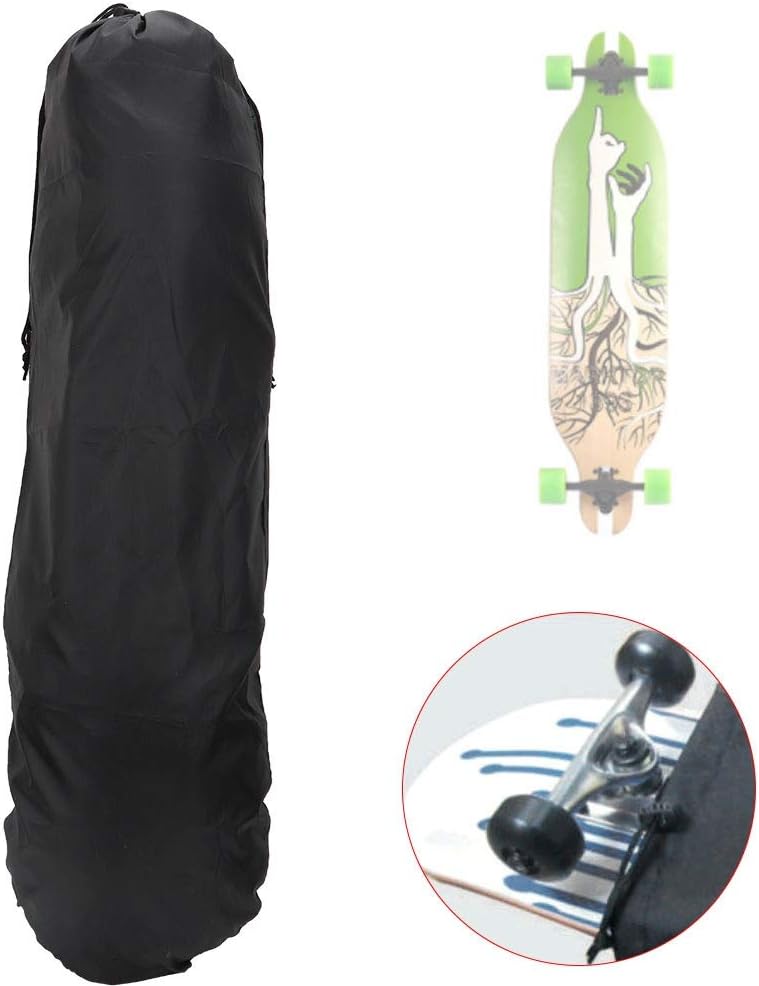 SvYii Sport Skateboard Storage Bag, 150D Oxford Cloth Skateboard Bag, One Shoulder Carry Case Black 86X28.5Cm Skateboard Bag for Store Skateboard, Protective Gear or Other Equipment - Image 5