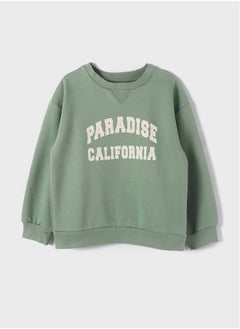 LC WAIKIKI Crew Neck Printed Long Sleeve Girl Sweatshirt  - Image 1