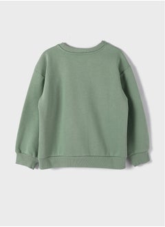 LC WAIKIKI Crew Neck Printed Long Sleeve Girl Sweatshirt  - Image 2