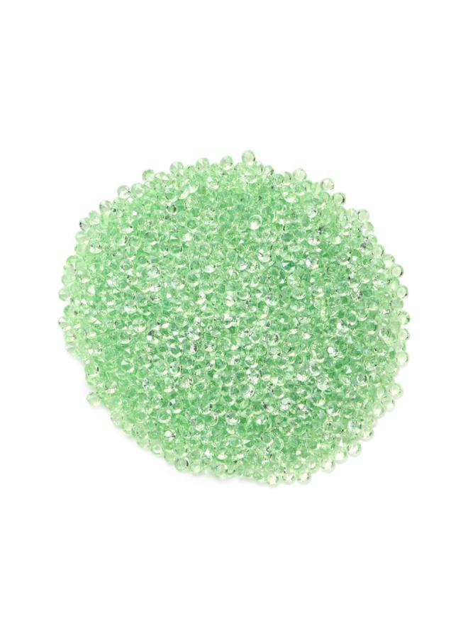 klarako 2000Pcs 4.5mm Clear Acrylic Diamonds Wedding Table Scatter Confetti Crystals Rhinestone Vase Fillers Bridal Shower Party Decorations (Light Green) - Image 1