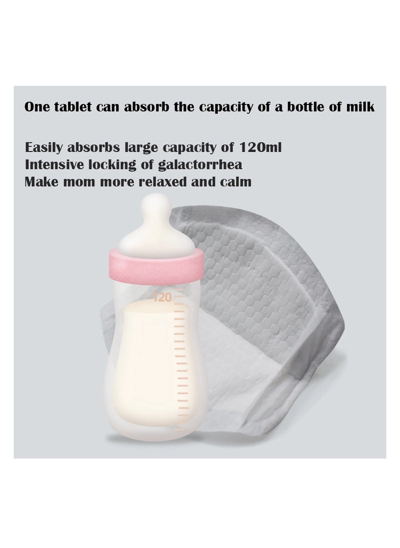 ULHYC ULHYC Disposable Nursing Pads, Super Absorbent and Keep Dry, Ultra-Absorbent and Breathable Portable Breast Pads, Soft &Thin Nipple Pads for Nursing Moms  - Image 4