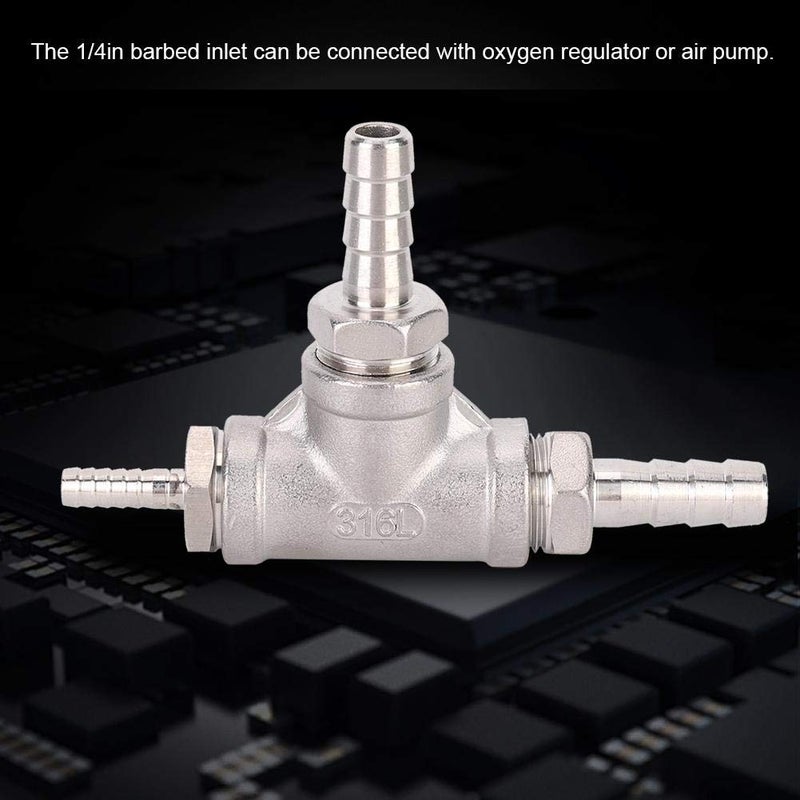 Fdit Household Stainless Steel Beer Brewing Inline Aeration Stone Aerator Kit Oxygenation Diffuser for Homebrew Accessories - Image 5