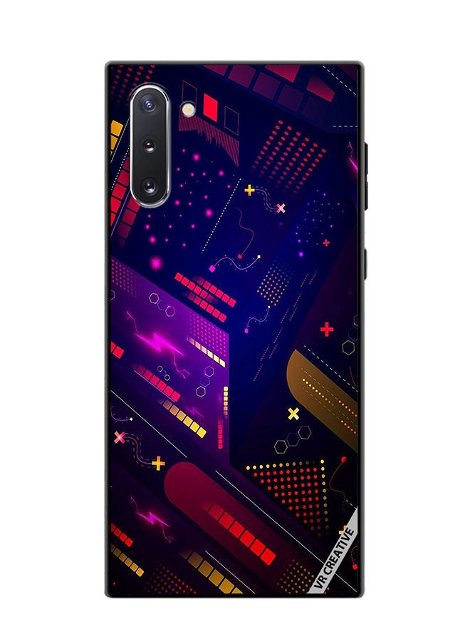 VR CREATIVE Protective Case Cover For Samsung Galaxy Note10 5G Abstract Design Multicolour - Image 1