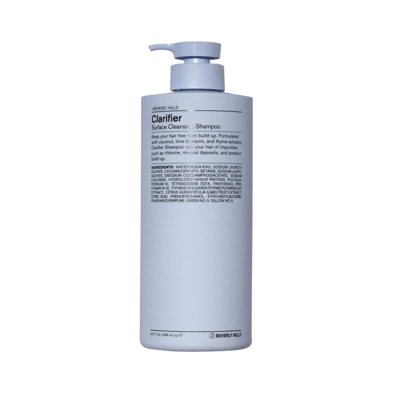 J Beverly Hills J Beverly Hills Blue Clarifier Purifying Shampoo with Coconut Oil to Hydrate Hair 12 Oz 32 Oz 