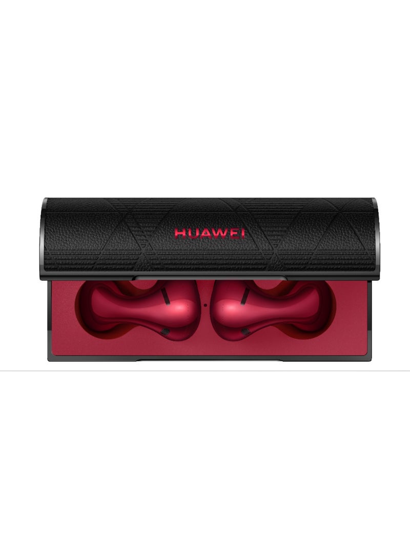 هواوي ايكيت Huawei FreeBuds Lipstick 2 TWS Earbuds Bluetooth 5.2 Earphone Noise Cancellation IP54 (red black) - Image 1