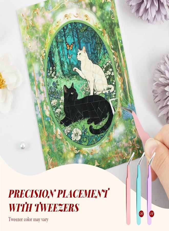 RISYPISY 4 Sets Dreamy Sticker Scenes for Adults & Teens, Mini Art Puzzle Stickers for Stress Relief, DIY Scene Stickers, Fun Party Favors Gifts & Crafts - Image 2